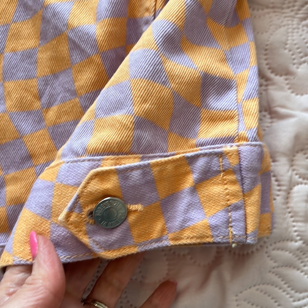 Forever 21 Checkered Jean Jacket - Picture 7 of 10